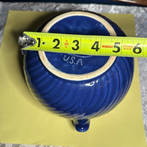 vintage Robinson Ransbottom Blue Crown glazed stoneware piece/ Crock/ Planter - Picture 7 of 10